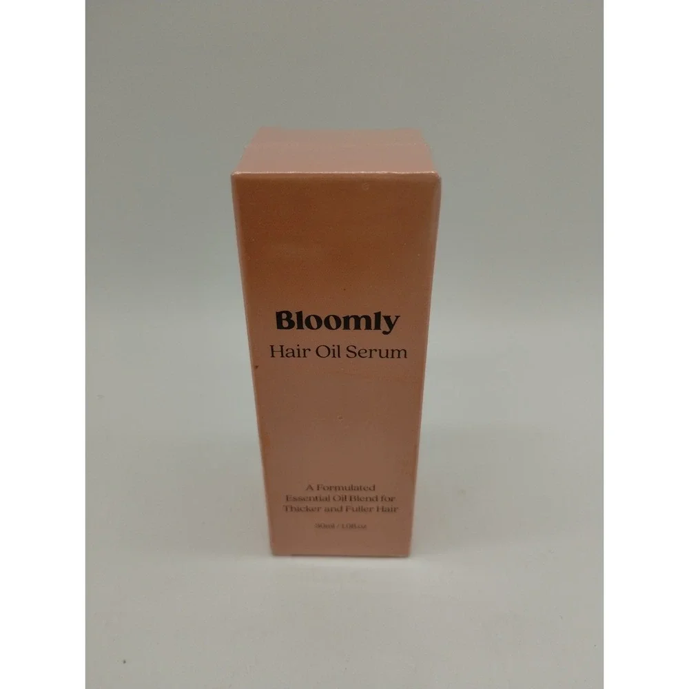 Bloomly Hair Oil Serum 1 FlOz Thicker Fuller Hair MSRP $75 New Sealed